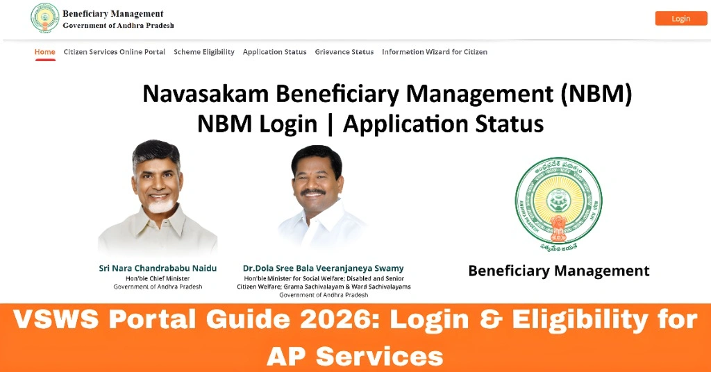 VSWS Portal Guide 2026: Login & Eligibility for AP Services