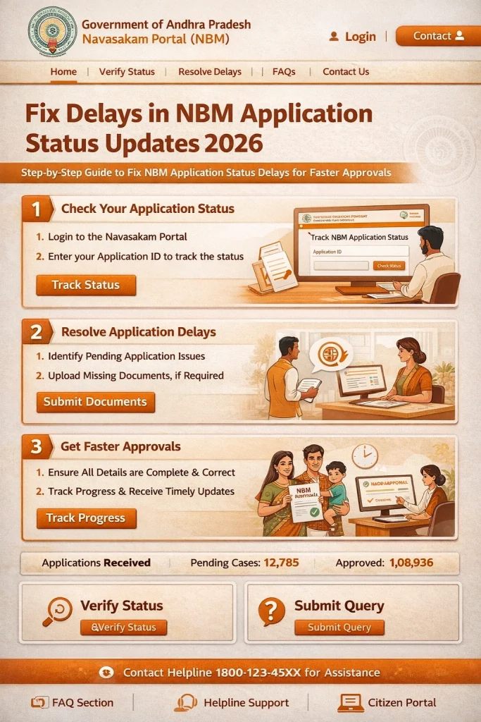 Step by Step Fix Delays in NBM Application Status