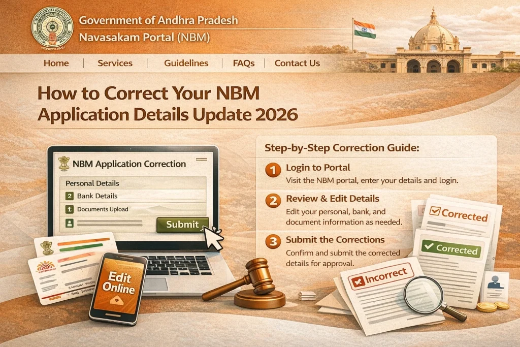 Step by Step Correct Your NBM Application Details