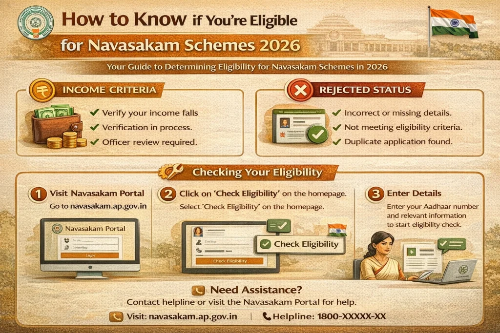 Common Eligibility Criteria for Navasakam Schemes