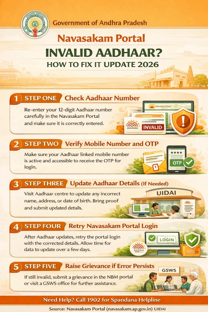 How to Fix the "Invalid Aadhaar" Error