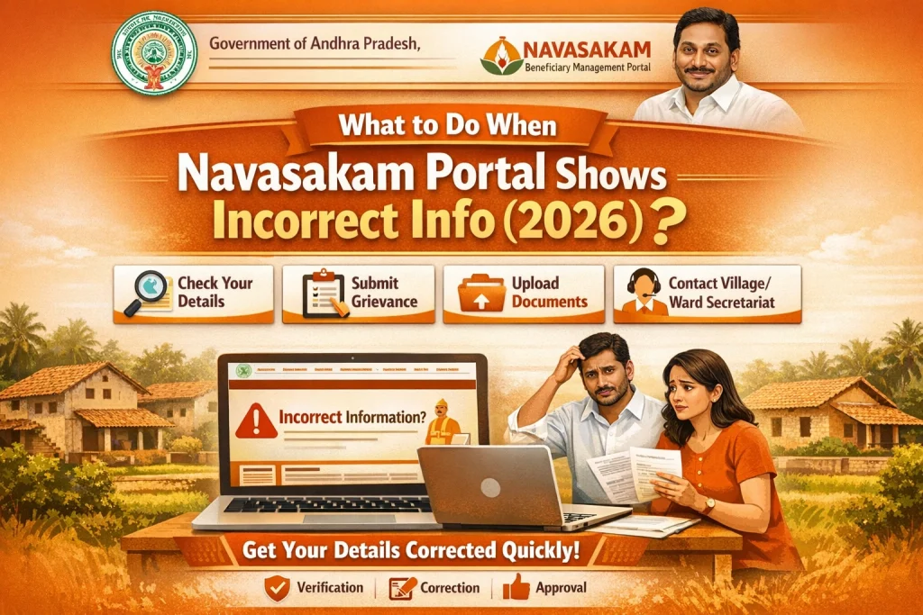 Step‑by‑Step: How to Fix Incorrect Info on Navasakam Portal