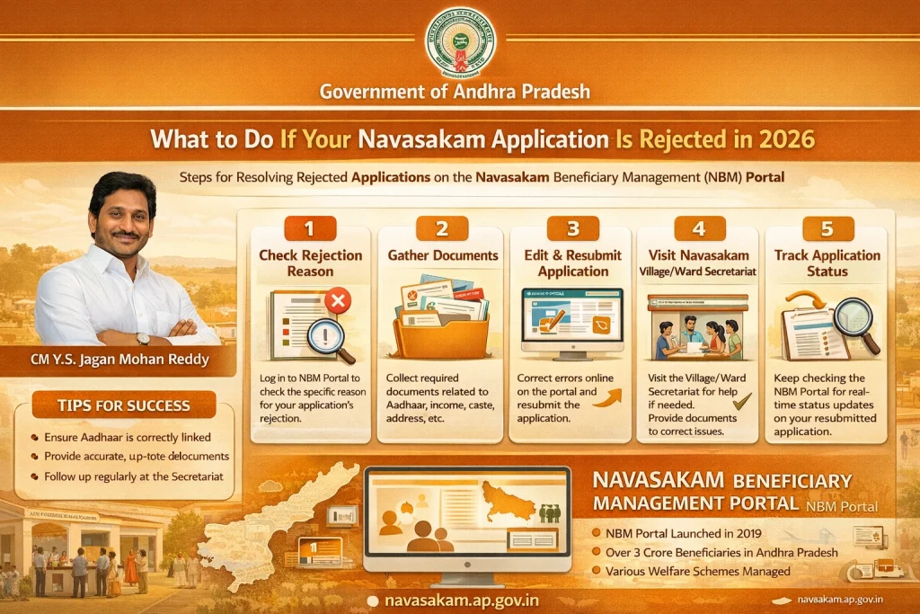 Step-by-Step: What to Do After Your Navasakam Application Is Rejected
