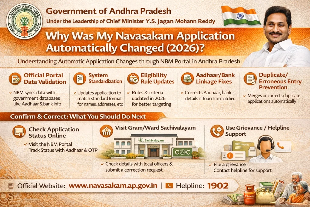 Possible Reasons Your Navasakam Application Was Automatically Changed