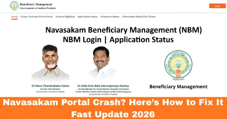 Navasakam Portal Crash? Here’s How to Fix It Fast Update 2026