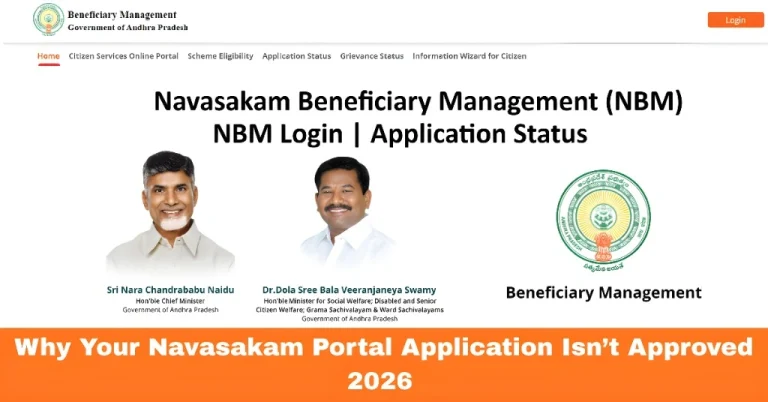 Why Your Navasakam Portal Application Isn’t Approved 2026