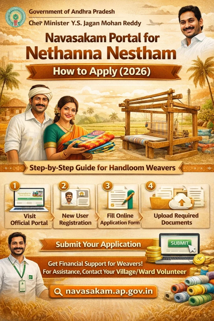 Step‑by‑Step: How to Apply for Nethanna Nestham on Navasakam Portal