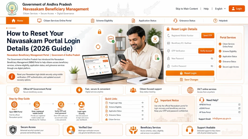 Step-by-Step Guide to Reset Navasakam Login Details