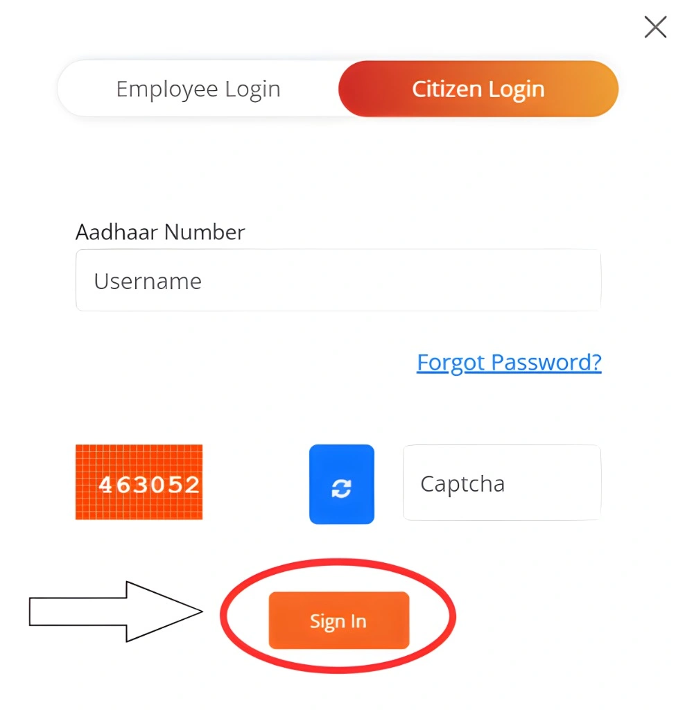Common Login Errors on Navasakam Portal