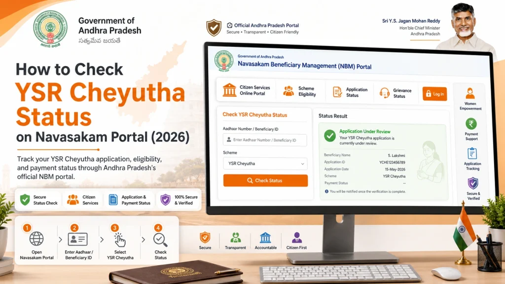 How to Check YSR Cheyutha Status Online
